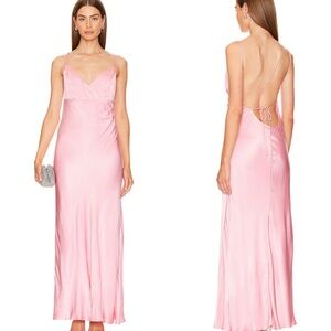 Bardot x REVOLVE Demeter Midi Dress candy pink